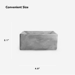 Cement Incense Holder - Large Cube