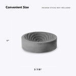 Cement Incense Holder - Spiral