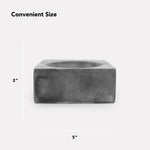 Cement Incense Holder - Square