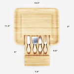 Bamboo Cheese Board and Utensil Set