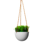 Ceramic Hanging Planter - 1pk Small Light Gray