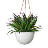 Ceramic Hanging Planters - 1pk Large White