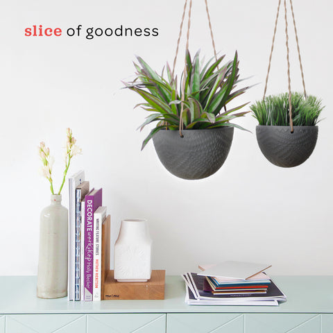 black ceramic hanging planter Ceramic Hanging Planters