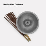 Cement Incense Holder -  Circular